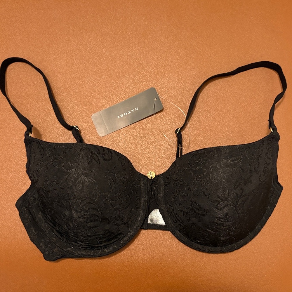 NWT Natori Black Lace Bra